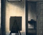 威尔汉姆 哈莫修依 : Interieur Med Staffeli - Bradgade